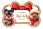 Bone with Bow (small dogs with bows) thumbnail