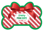 Bone with Bow (Candy Cane) thumbnail