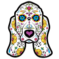 Sugar Skull - Basset Hound thumbnail