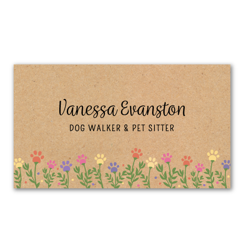 Paw Flowers - Kraft Paper thumbnail