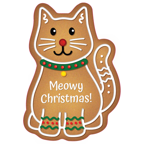 Cat Gingerpet Holiday Card thumbnail