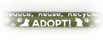 reduce, reuse, recycle, ADOPT!  thumbnail