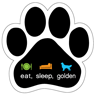 eat, sleep, golden thumbnail