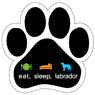 eat, sleep, labrador thumbnail