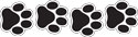 4 Mini Paws - Black thumbnail