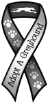Greyhound - Adopt (silver) thumbnail