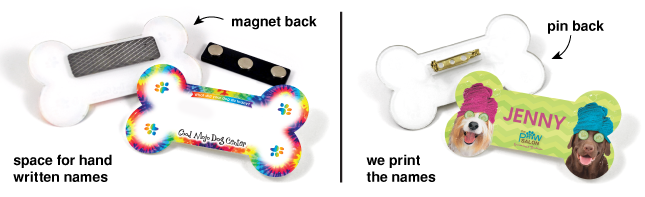 Bone Name Badge options